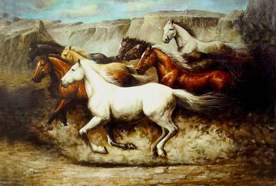 unknow artist Horses 020 oil painting picture